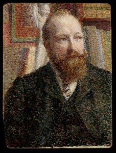 Alfred Verhaerenin muotokuva n. 1890 (öljy levylle) tekijältä William Jelley