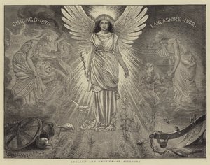 Englanti ja Amerikka, allegoria
