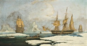The Northern Whale Fishery: Laiva Harmony of Hull ja muut jäässä olevat valaanpyytäjät, hylkeiden, narvalien ja valaiden metsästys Davis Straits -valaanpyyntialueella Grönlannin edustalla
