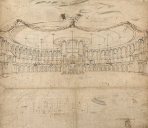 Suunnittelu Rotundalle, Ranelagh Gardensille tekijältä William John Newton