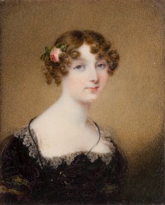 Lady Lucy Whitmoren muotokuva, s. Bridgeman (1792-1840), n. 1812-1840 (öljy ja kangas) tekijältä William John Newton