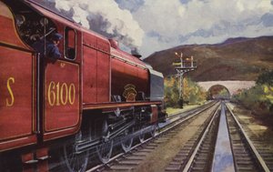 LMS "Royal Scot" (värilitografia)
