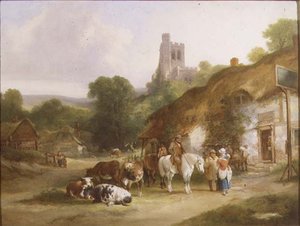 Plough Inn (öljy kankaalle) tekijältä William Joseph Shayer