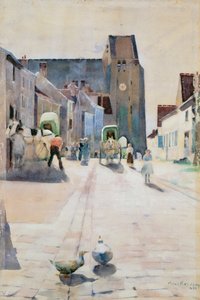 Main Street, Grez-sur-Loing, 1884