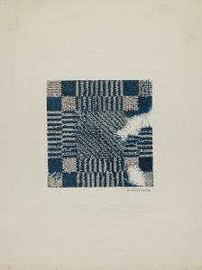 Coverlet Section of, c. 1940. tekijältä William Kieckhofel