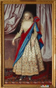 Lady Isabella Rich n. 1615 (öljy kankaalle) tekijältä William Larkin