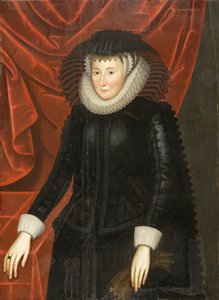 Lady Katherine Smythe Scottin muotokuva (noin 1564-1616), noin 1625 (öljy tammilevylle)