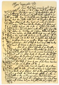 Canterburyn arkkipiispan William Laudin kirje Edward Conwaylle, 14. elokuuta 1640. tekijältä William Laud