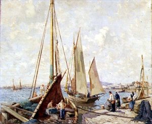 Le Touquet Harbour, finlandês tekijältä William Lee Hankey
