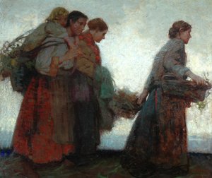 Patojen päällä (öljy kankaalle) tekijältä William Lee Hankey