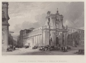 Duomo of Syracuse, entinen Minervan temppeli (kaiverrus)