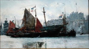 Ramsgaten satama tekijältä William Lionel Wyllie