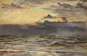 Tutkimus Sea-Beachille myrskyn jälkeen (öljy aluksella) tekijältä William Lionel Wyllie