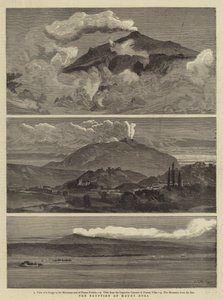 Etna-vuoren purkaus tekijältä William Lionel Wyllie