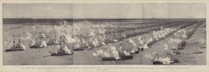 Grand Naval Review Spitheadissa kuningattaren timanttijuhlavuoden kunniaksi, 26. kesäkuuta 1897, laivasto ampui kuninkaallisen tervehdyksen kuninkaallisen huviveneen saapuessa linjoille