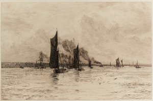 Vedenpaisumuksen viimeisellä tihkulla tekijältä William Lionel Wyllie