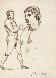 Pugilist Johnsonin muotokuva tekijältä William Lock Ii
