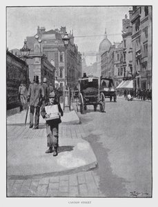 Cannon Street (litho) tekijältä William Luker