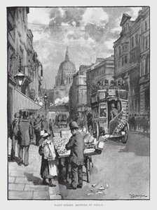 Fleet Street, joka esittää St Paul