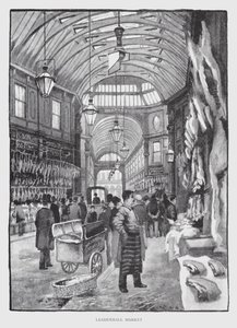 Leadenhall Market (litho) tekijältä William Luker