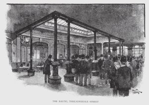 Baltic, Threadneedle Street (litho) tekijältä William Luker