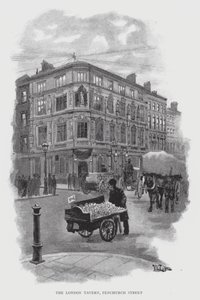 Lontoon taverna, Fenchurch Street (litho)