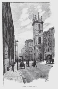 Upper Thames Street (litho) tekijältä William Luker
