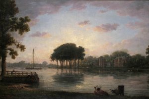 Orleans House, Twickenham, Middlesex, n. 1800 tekijältä William Marlow