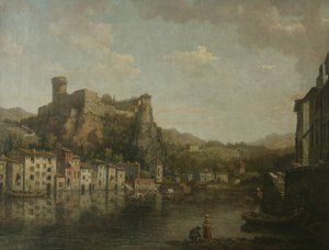 Näkymä Lyonissa (öljy kankaalle) tekijältä William Marlow