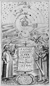 Diskurssi uudesta maailmasta ja toisesta planeettasta kahdessa kirjassa, 1640 (etusivu)