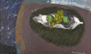 Sinisimpukoiden keräilijät (öljy kankaalle)
