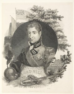 Kenraaliluutnantti Lord Hill KB, engr Brown, pub. Kinnersley, 1815 tekijältä William Marshall Craig