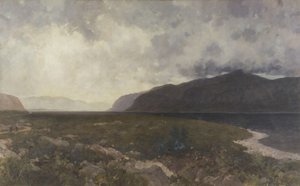 Loch Maree Grudien sillalta, n. 1905 (öljy kankaalle) tekijältä William Matthew Hale