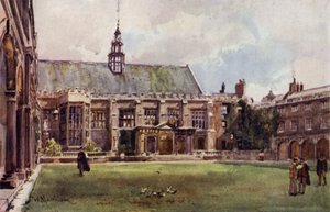 Hall of Trinity College Neviles Courtista tekijältä William Matthison