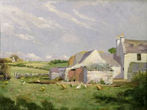 Angleseyn maatila (öljy kankaalle) tekijältä William Maxwell Reekie