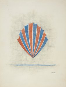 Restaurointipiirustus: Seinämaalaus, 1938.