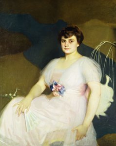 Charlotte Parker Milnen muotokuva tekijältä William McGregor Paxton