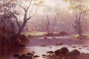 On the Wharfe (vesiväri paperille)