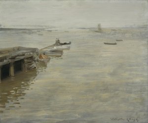 Harmaa päivä tekijältä William Merritt Chase