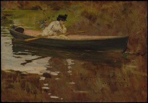 Alice Gerson Prospect Parkissa tekijältä William Merritt Chase