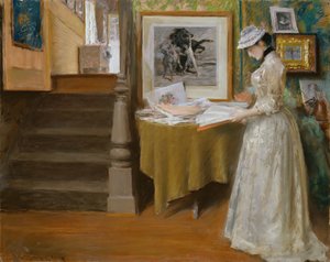 Studiossa, c. 1892-1893. tekijältä William Merritt Chase