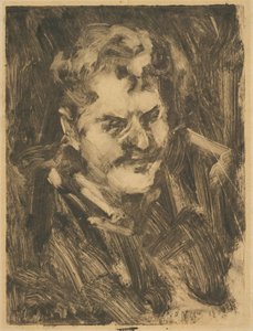 Miehen muotokuva (Frank Duveneck?) tekijältä William Merritt Chase