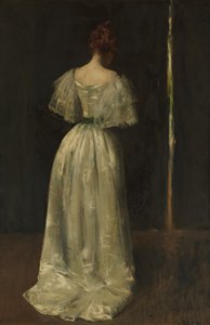Seitsemäntoista vuosisadan nainen, n. 1895. tekijältä William Merritt Chase