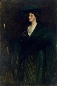 Smaragdirouva tekijältä William Merritt Chase