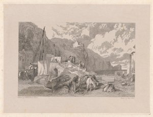 Combe-Martin, Devonshire tekijältä William Miller