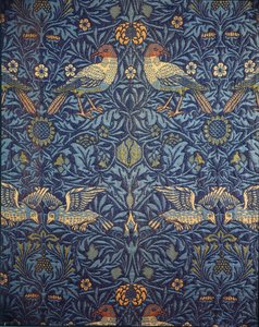 Linnut. Koristeellinen kangas, 1878. tekijältä William Morris