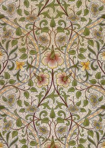 Koristeellinen kangas. 1876-90 tekijältä William Morris