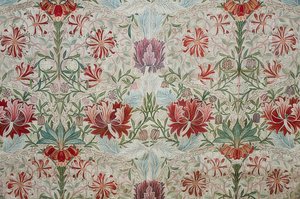 Koristeellinen kangas. 1880 tekijältä William Morris