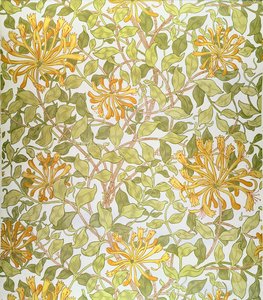 "Honeysuckle" -malli, 1883 tekijältä William Morris
