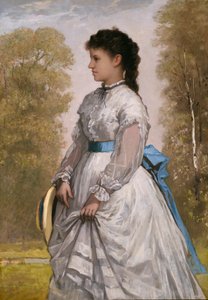 Agnes Elizabeth Claflinin muotokuva, 1873. tekijältä William Morris Hunt